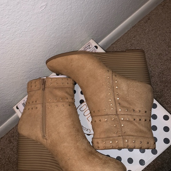 Tan wedge dolce by mojo most boots - Picture 4 of 4